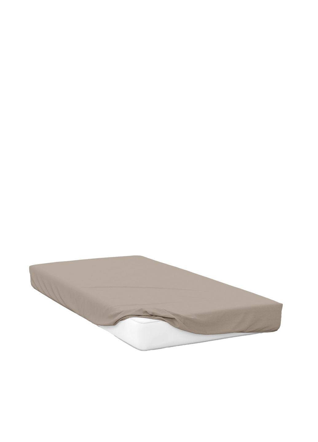 Простирадло “” на резинці - Преміум колір бежевий ЦБ-00277701 Lelit (330274344)