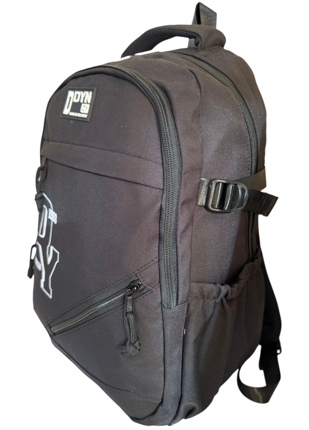 Рюкзак міський з трьома відділеннями 6239 чорний No Brand (368859141)