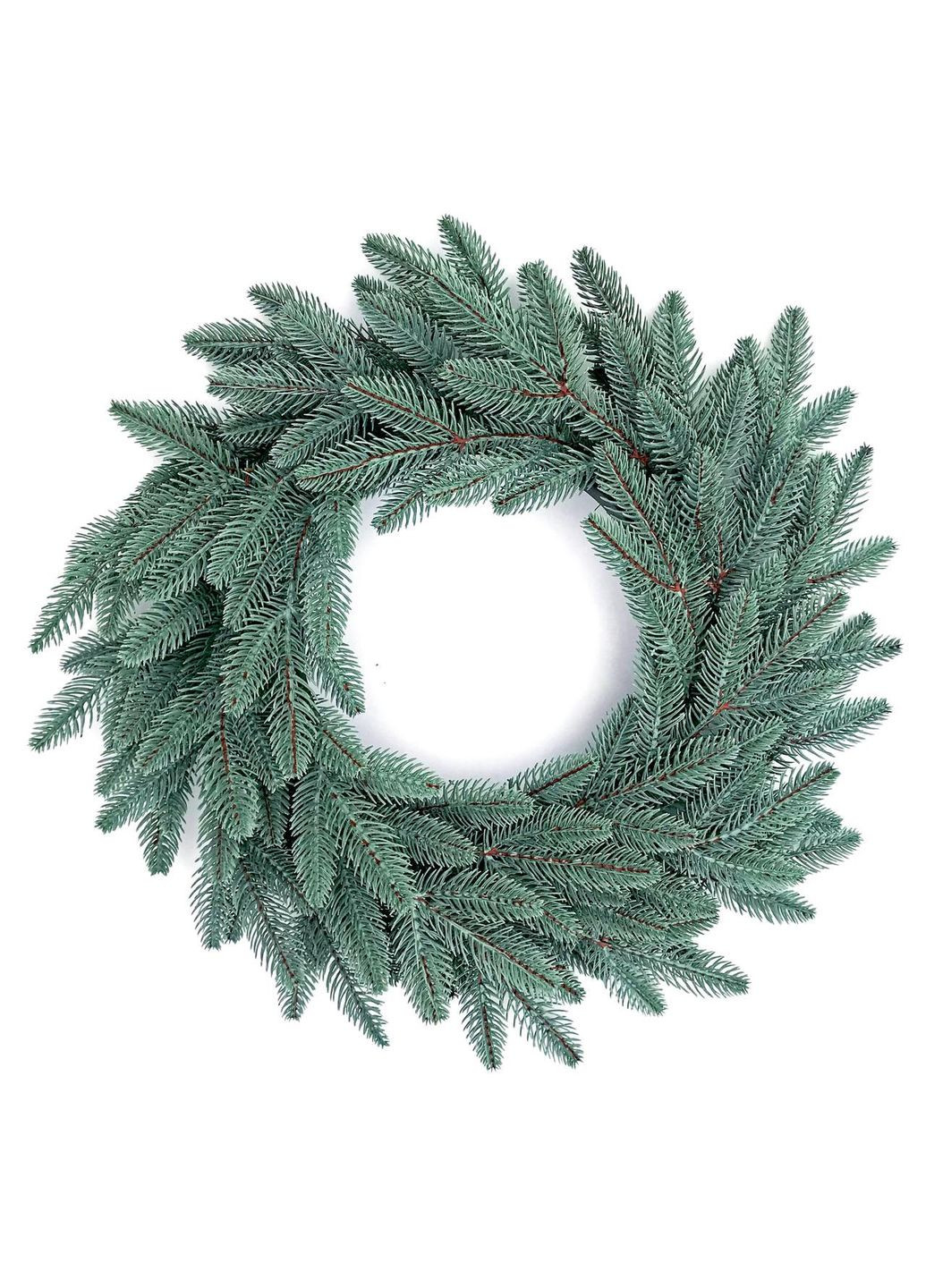 Венок хвойный рождественский Classic литой d-50 см голубой HVOYA (370161827)