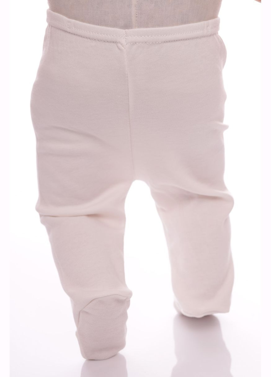 Білий демісезонний трикотажний комплект для новонародженого з лебедем молочний. 56 см (33094) BABYKROHA