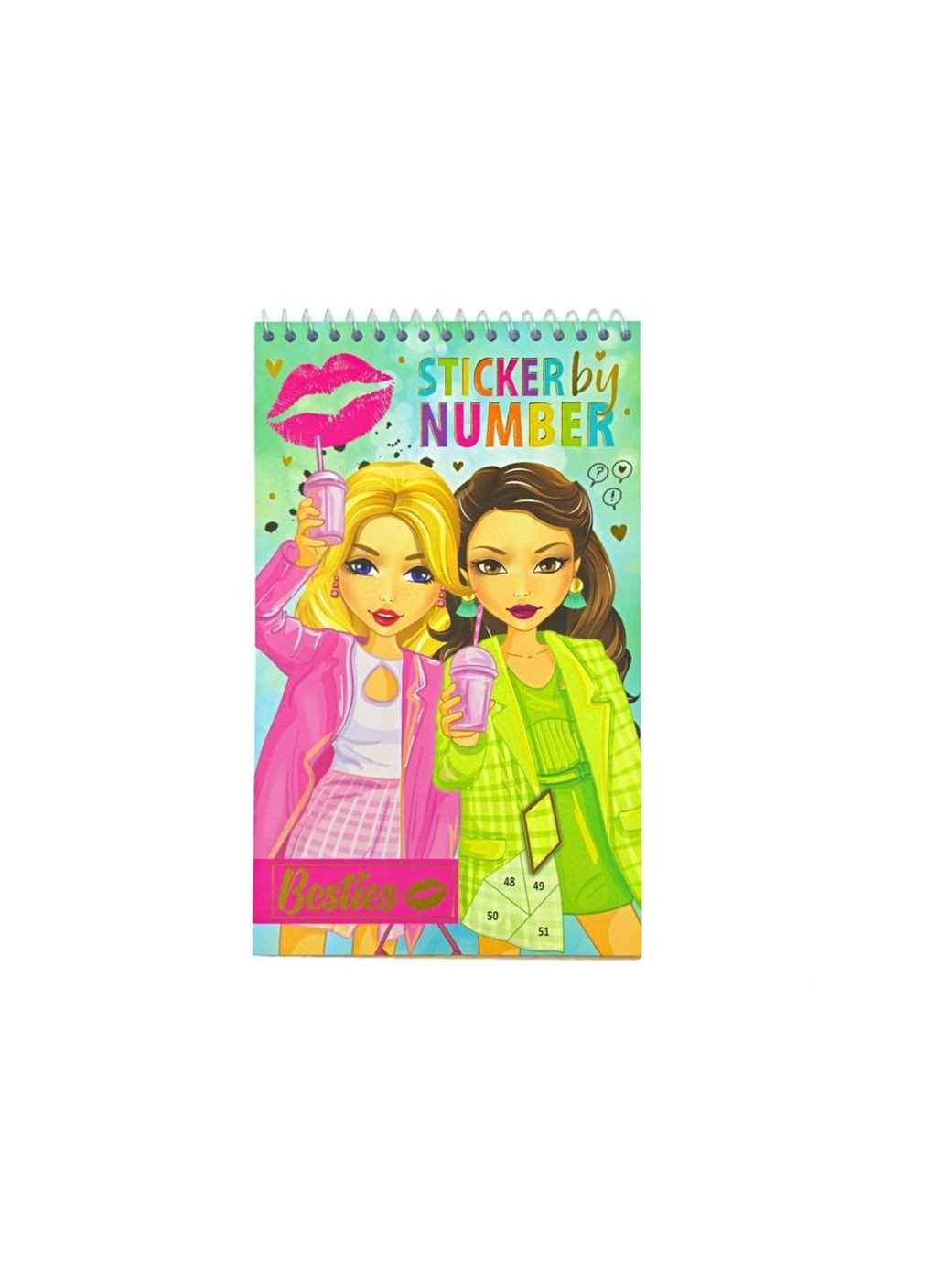 Стікербук за номерами Summer 961037 shop (8715427124247) Besties (373365431)