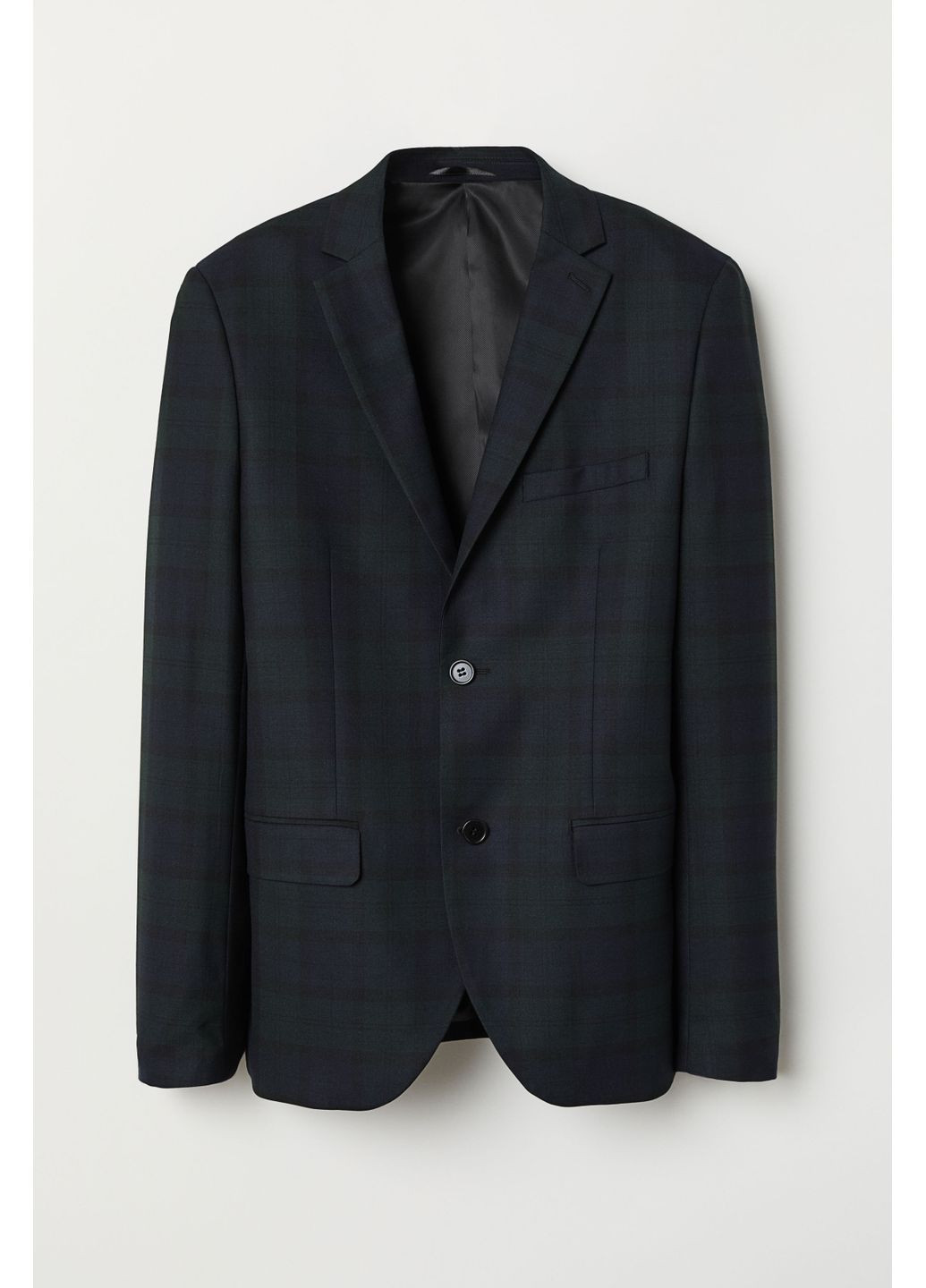 Пиджак,темно-зеленый в клетку, H&M (353310261)