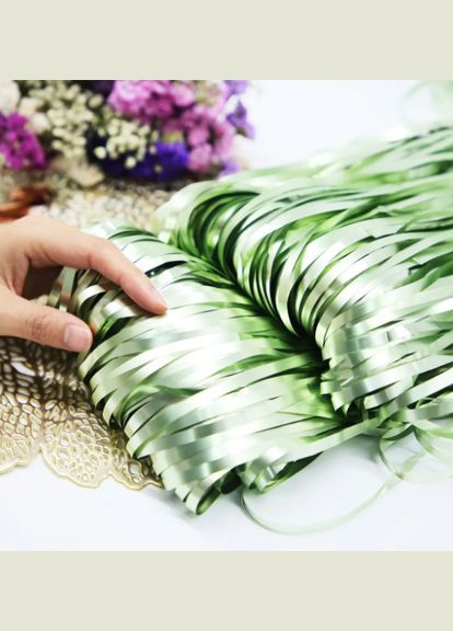 Дождик для фотозоны матовый 3 м на 1 м зеленый Jannet Дощик (316580268)