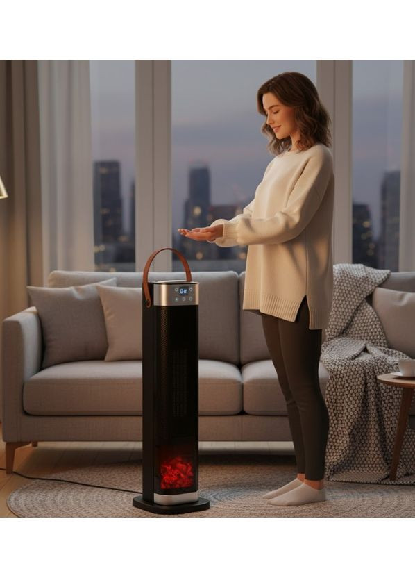 Електричний тепловентилятор Portable Fan Heater HQ30-300BS обігрівач для дому (2104618786) No Brand (368576306)