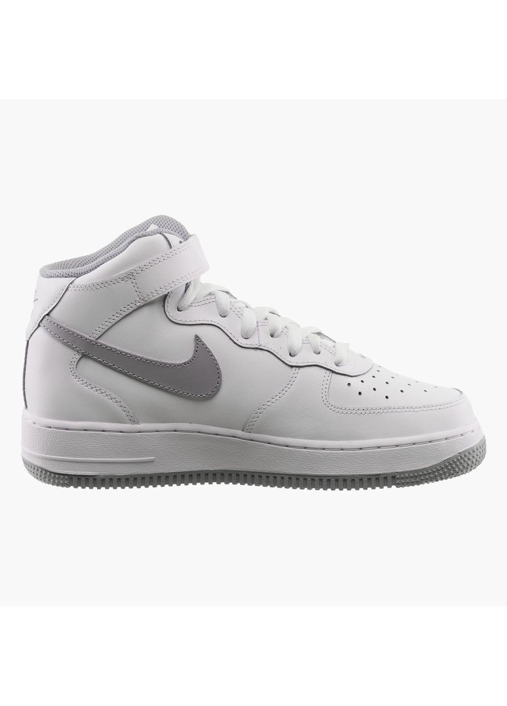 Кроссовки женские Air Force 1 Mid (Gs) (DH2933-101) Nike белые демисезоны (370780593)