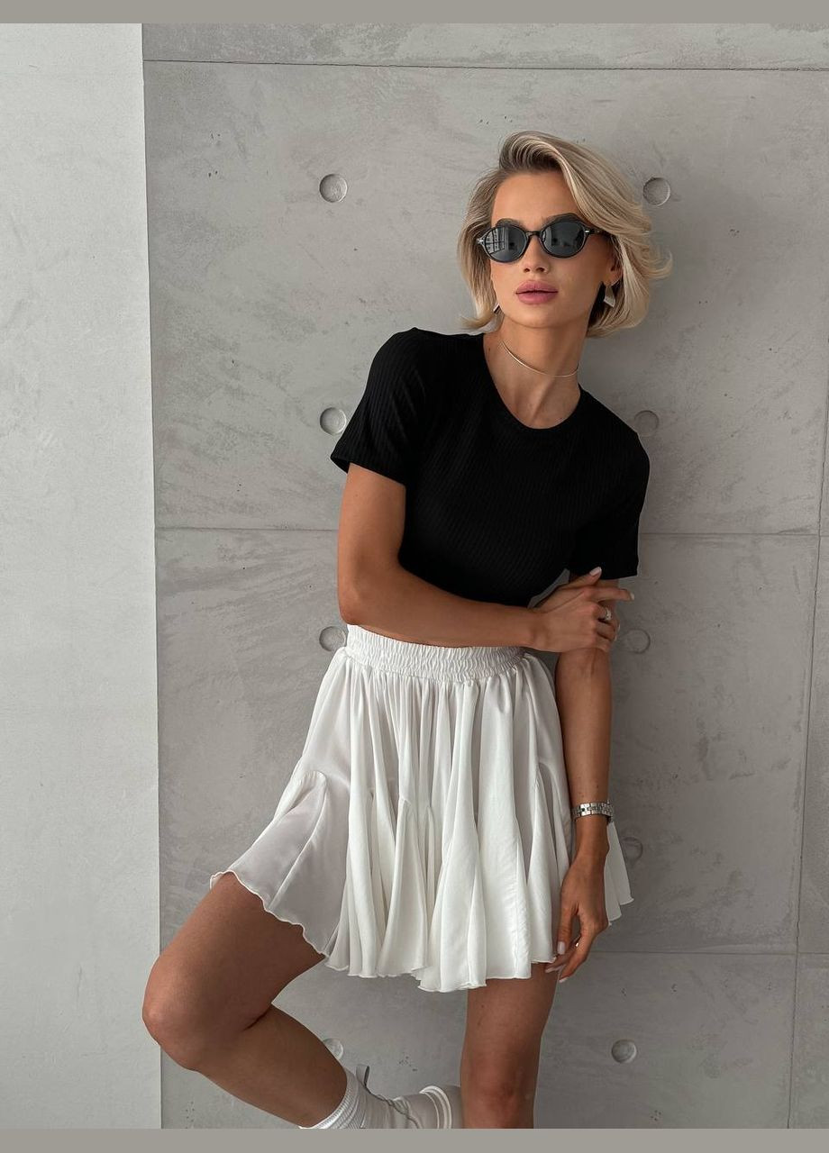 Белая юбка Chenille