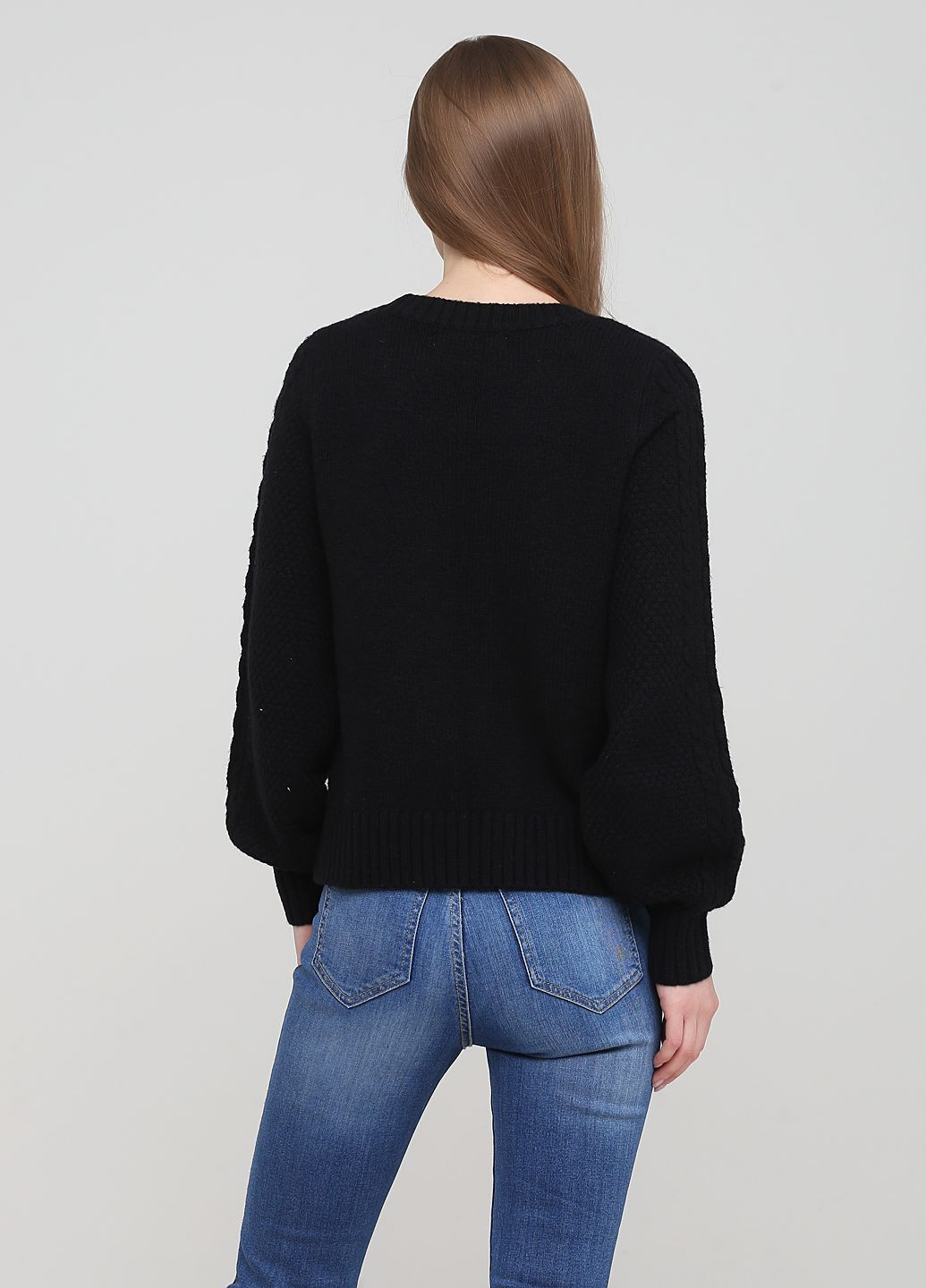 Чорний демісезонний светр жіночий - светр af8122w Abercrombie & Fitch