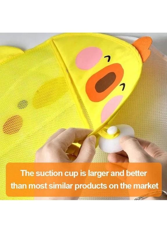 Органайзер для іграшок у ванній MOONBIFFY Duck Yellow No Brand (366304323)