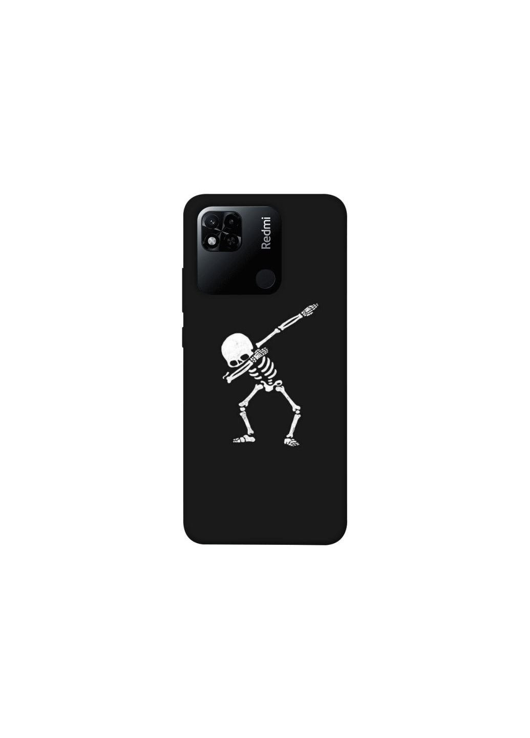 Чохол на Xiaomi Redmi 10A Halloween skeleton Frontalka (361330551)