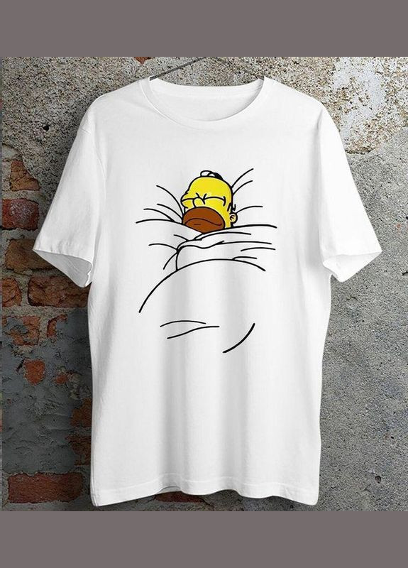 Футболка жіноча з принтом 46 Біла 2664083396 No Brand - (342398462)