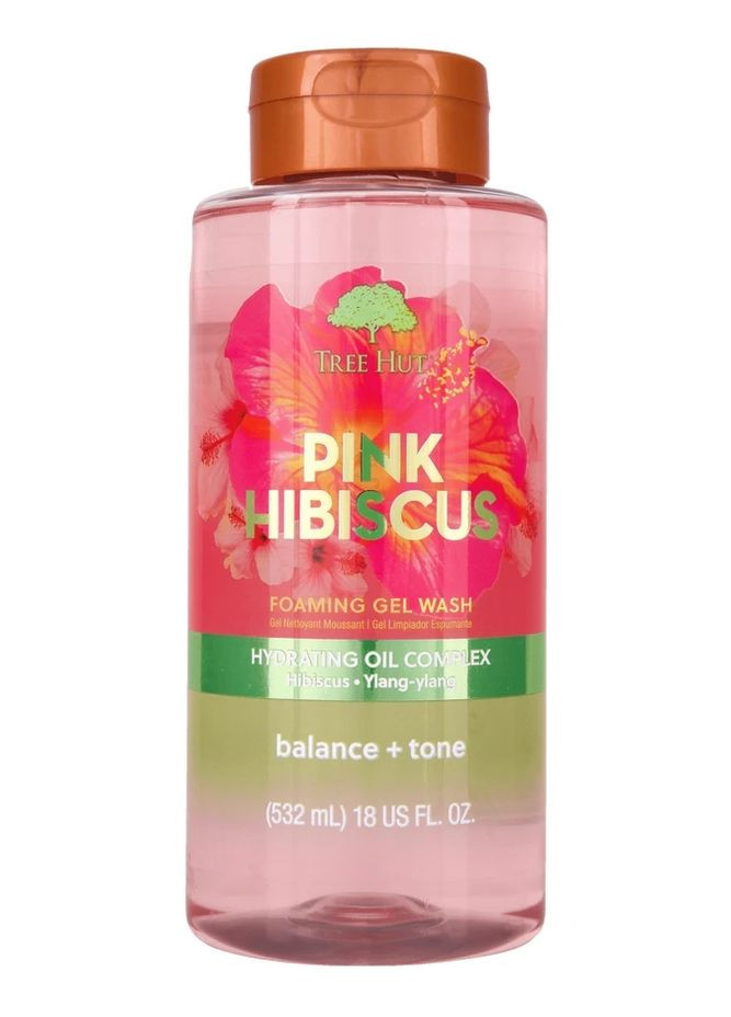 Гель для душу Pink Hibiscus Foaming Gel Wash, 532 мл Tree Hut живлення, зволоження (341350554)