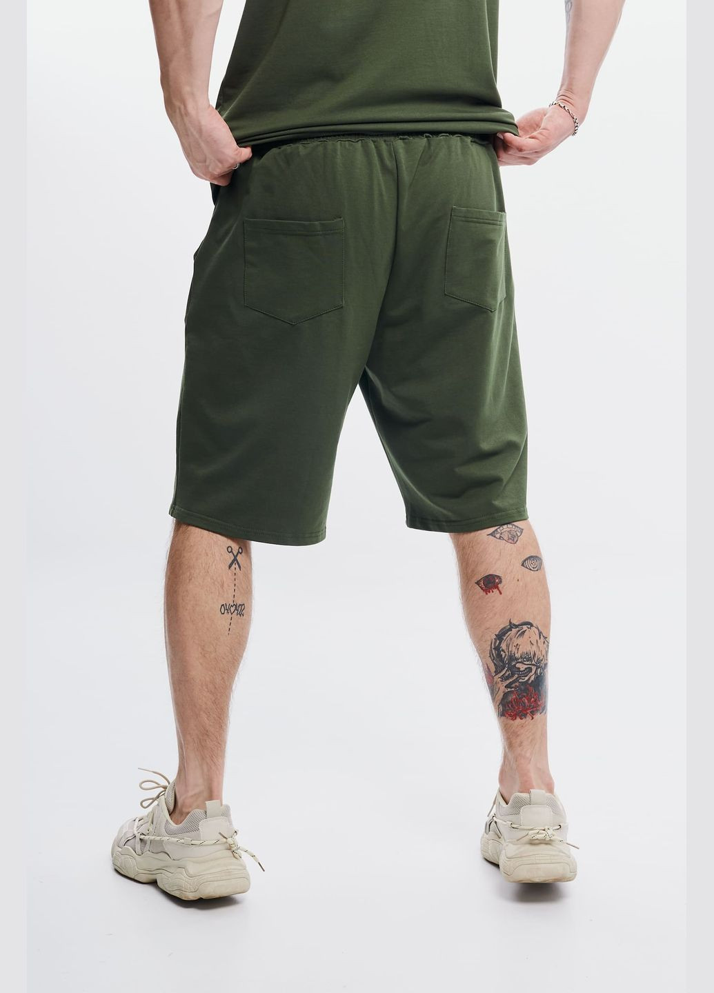 Комплект чоловічий базовий "Player" хакі: футболка + шорти Intruder (360071927)