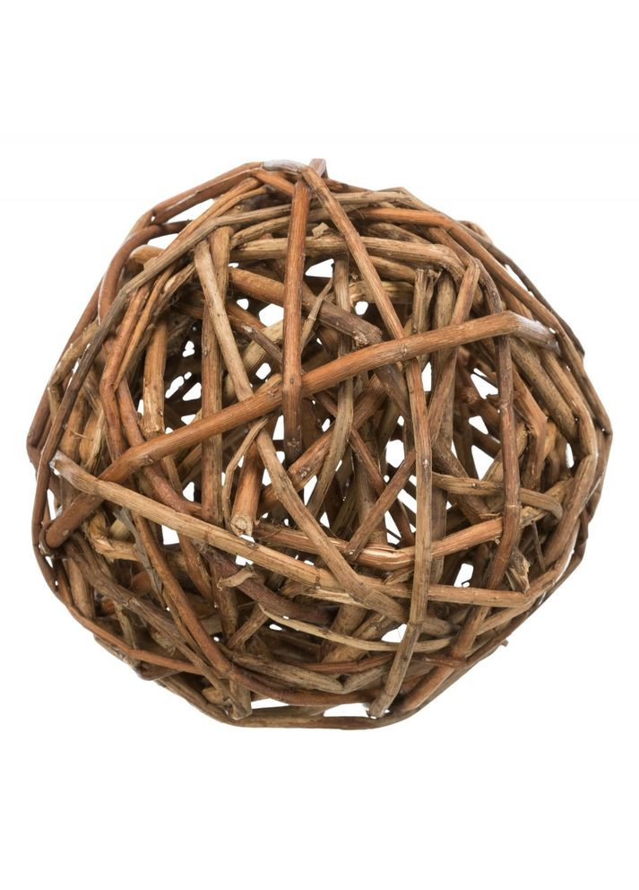 Іграшка для гризунів М'яч плетений, натуральний, d=13 см Trixie (293408240)