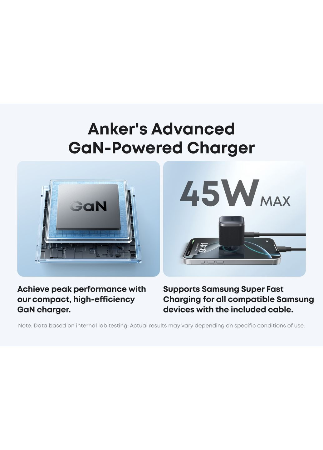 Сетевое зарядное устройство для Nano Charger - 45W USB-C Black (7150726) Anker (362212860)