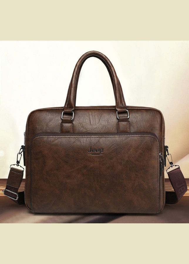 Чоловічий діловий портфель для документів формат А4, сумка для планшета ноутбука(BRT) Jeep (362412062)