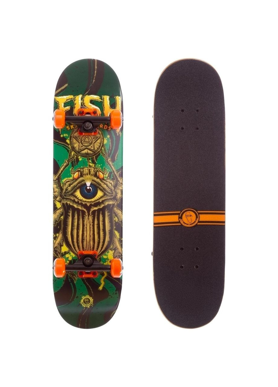 Скейтборд FISH CAPRICORN SK-414 Помаранчевий SP-Sport (317203099)