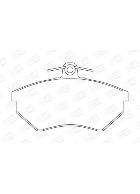 Колодки гальмівні дискові передні Chery Amulet (03-10)/ VW Caddy II (571357CH) Champion (362091679)