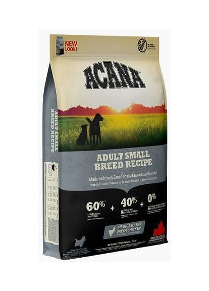 Сухий корм ADULT SMALL BREED RECIPE корм для дорослих собак малих порід, асорті, 2 кг Acana (360544197)