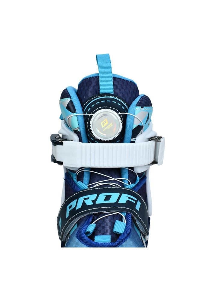 Раздвижные ролики для детей с алюминиевой рамой с шнуровкой и баклей для активного отдыха и спорта Profi (368756658)