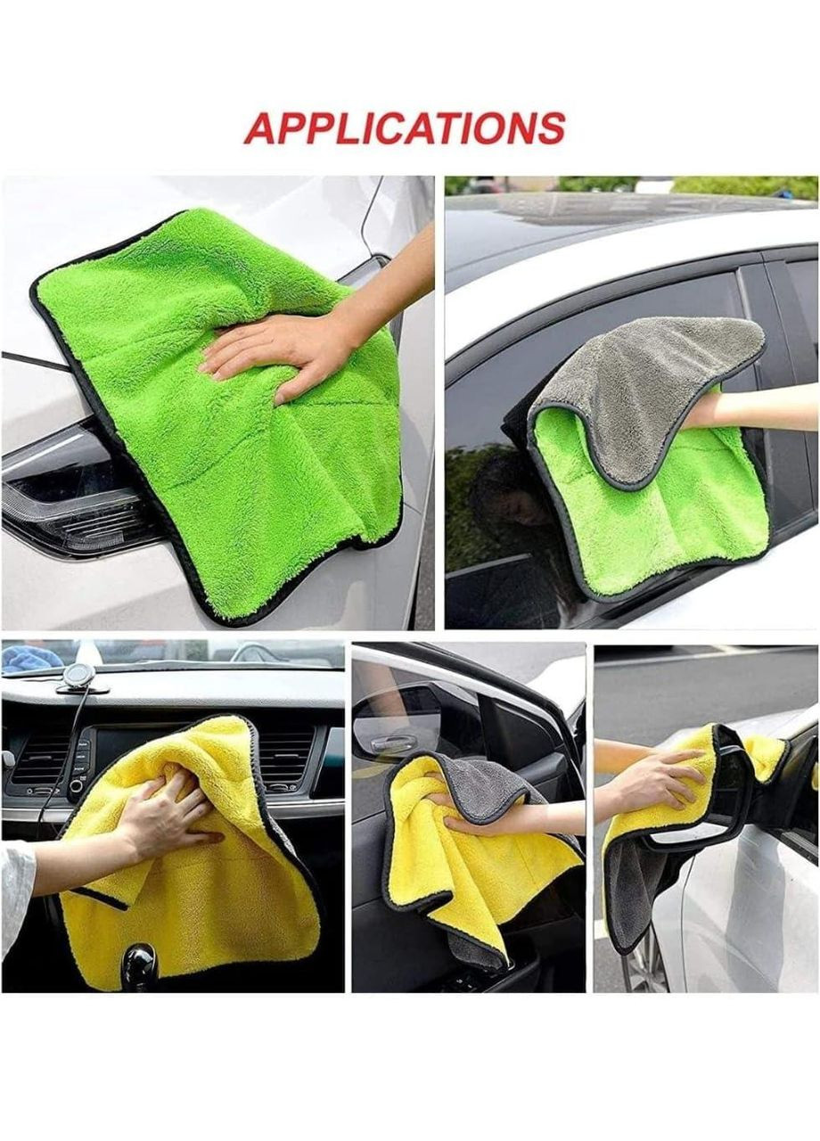 Набір рушників для машини мікрофібра Bossnice 30x30 сірий, 3 шт. China (354827576)