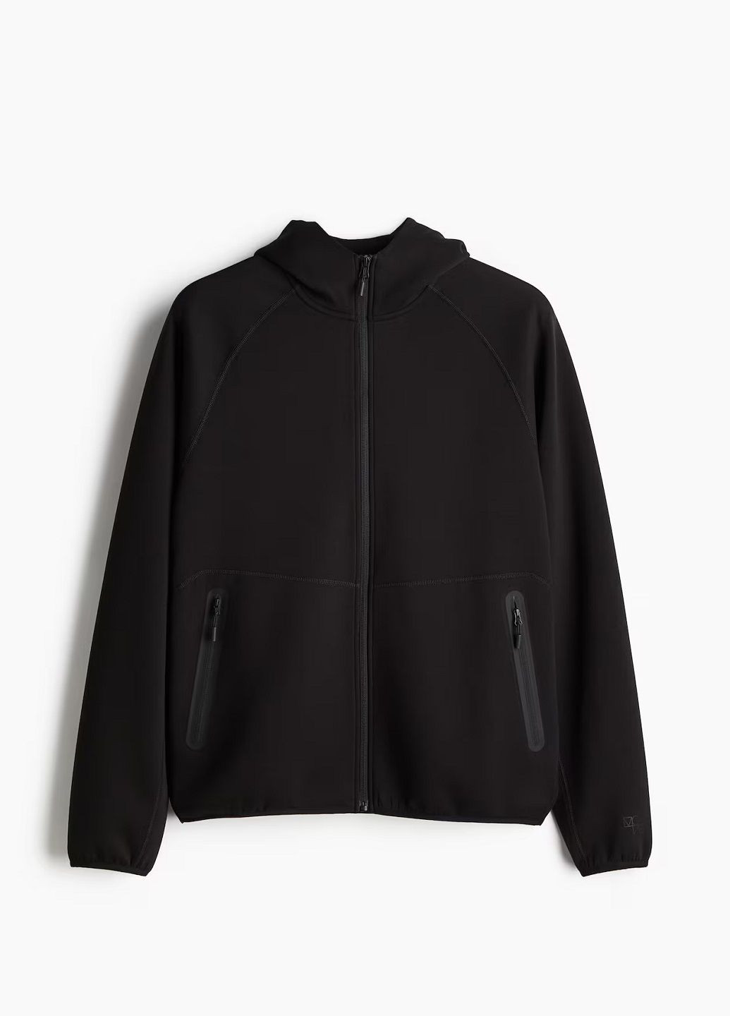 Черная демисезонная куртка H&M