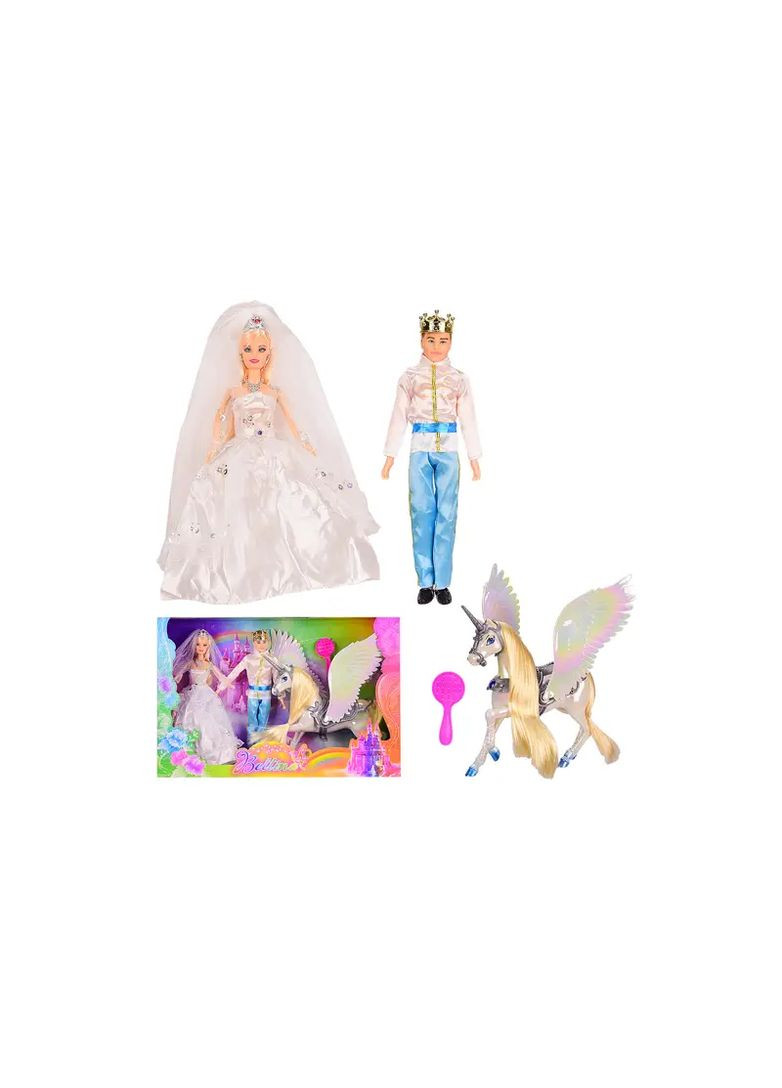 Кукла Невеста с Кеном и единорогом с аксессуарами в ассортименте 68250 No Brand Лял8250 (370653868)