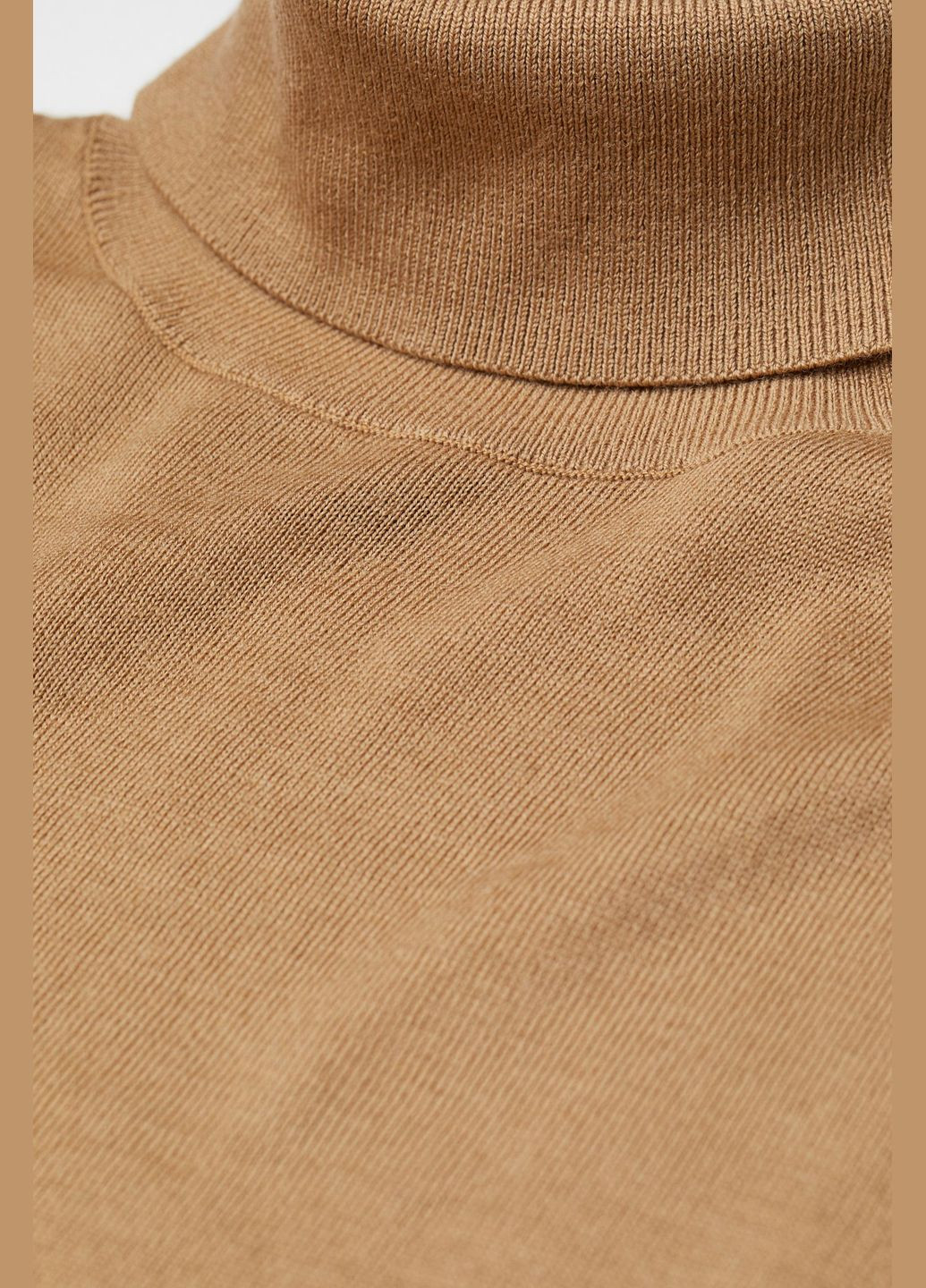 Коричневий демісезонний светр шерсть бленд H&M