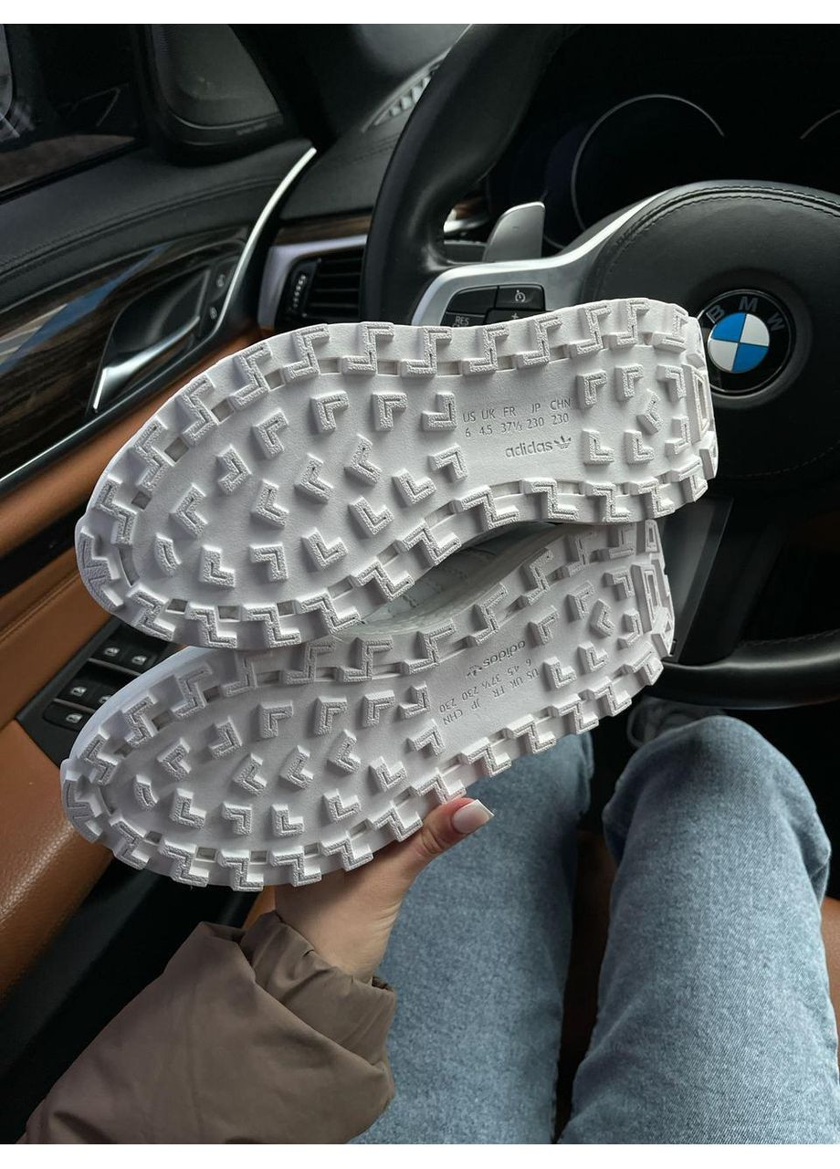 КРОСІВКИ ЖІНОЧІ ADIDAS RETROPY FULL WHITE АДІДАС РЕТРОПИ No Brand білі демісезони (367171496)