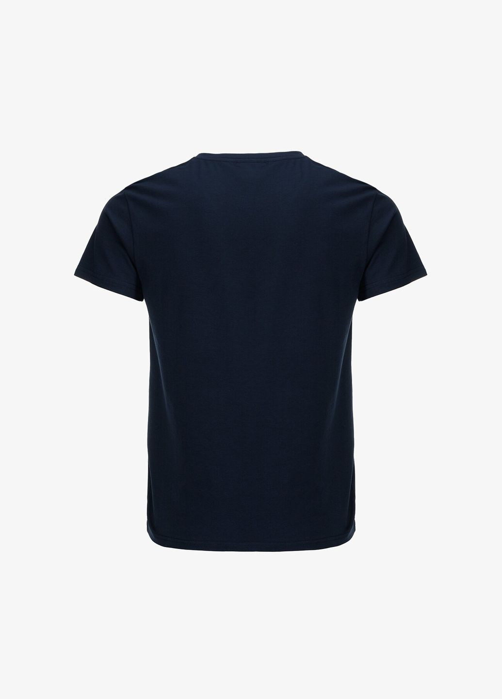 Темно-синя футболка з принтом чоловіча hp1461 shop (2000990986313) Demos