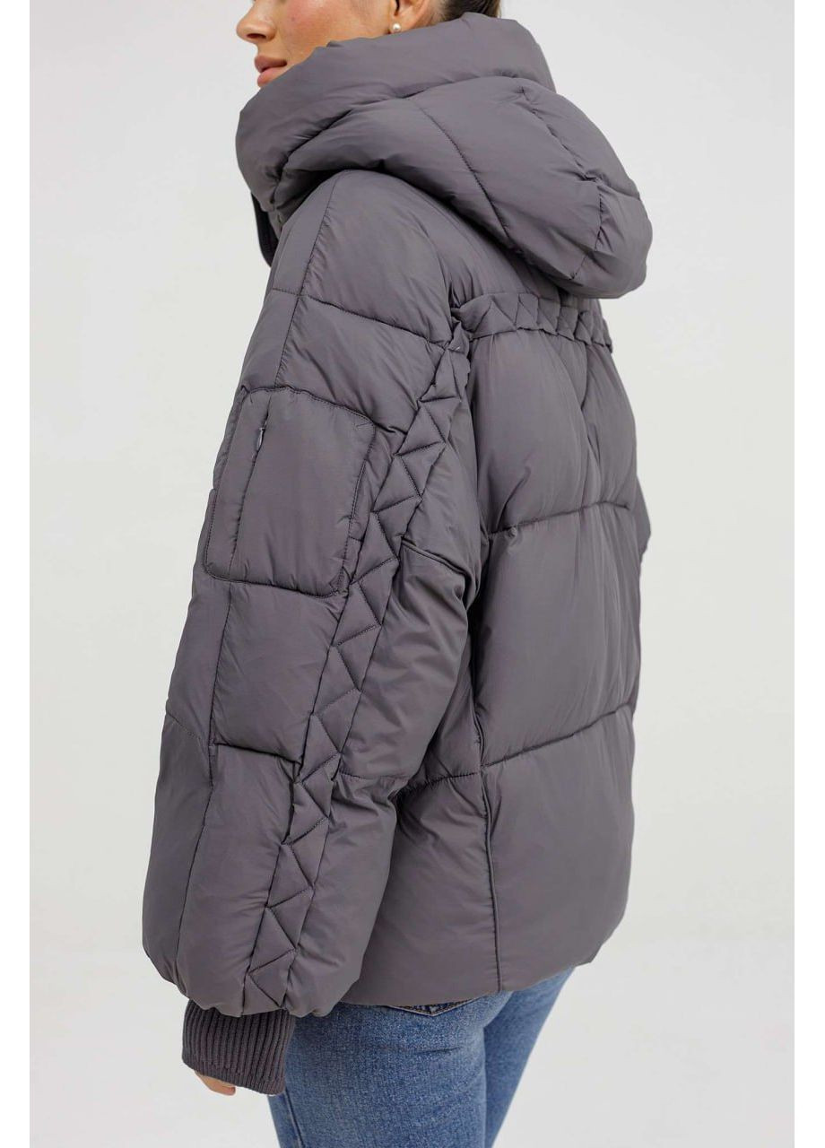 Серый зимний Пуховик аляска Snow Owl