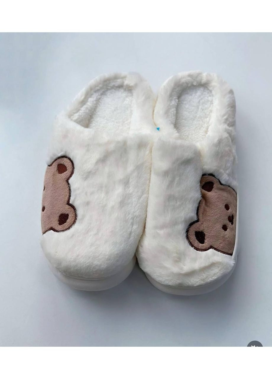 Хатні капці жіночі, дуже теплі відкриті тапки на хутрі хутряні кімнатні шльопанці. Тапки з мішками China (358203368)