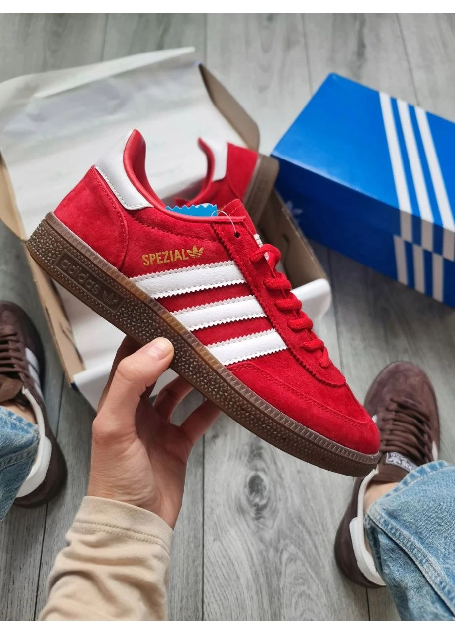 Червоні кросівки чоловічі adidas handball spezial red адідас спеціал червоні демісезон No Brand