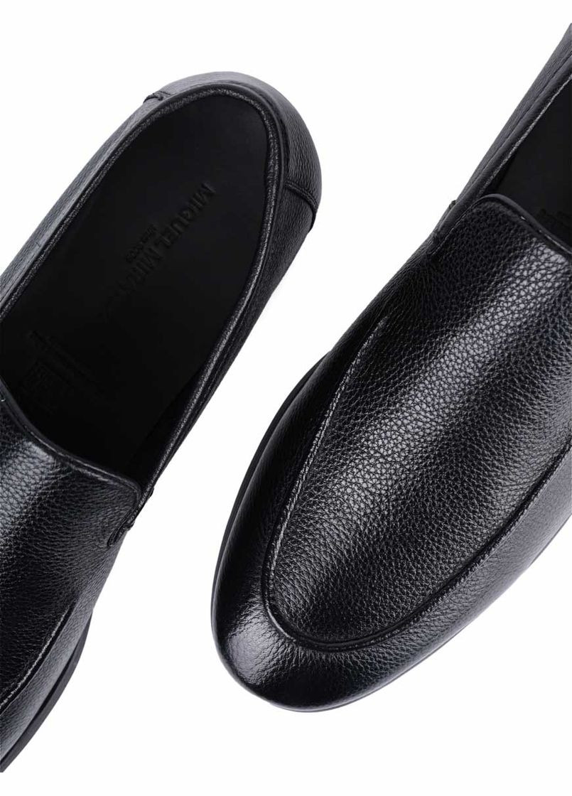 Черные мужские туфли d579-106b-542 черная кожа Miguel Miratez