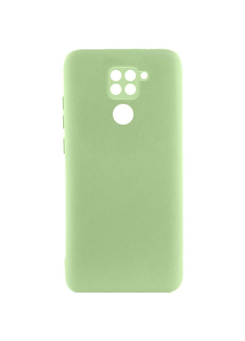 Цветной силиконовый чехол с закрытой камерой на Xiaomi Redmi Note 9 / Redmi 10X Getman (317286128)