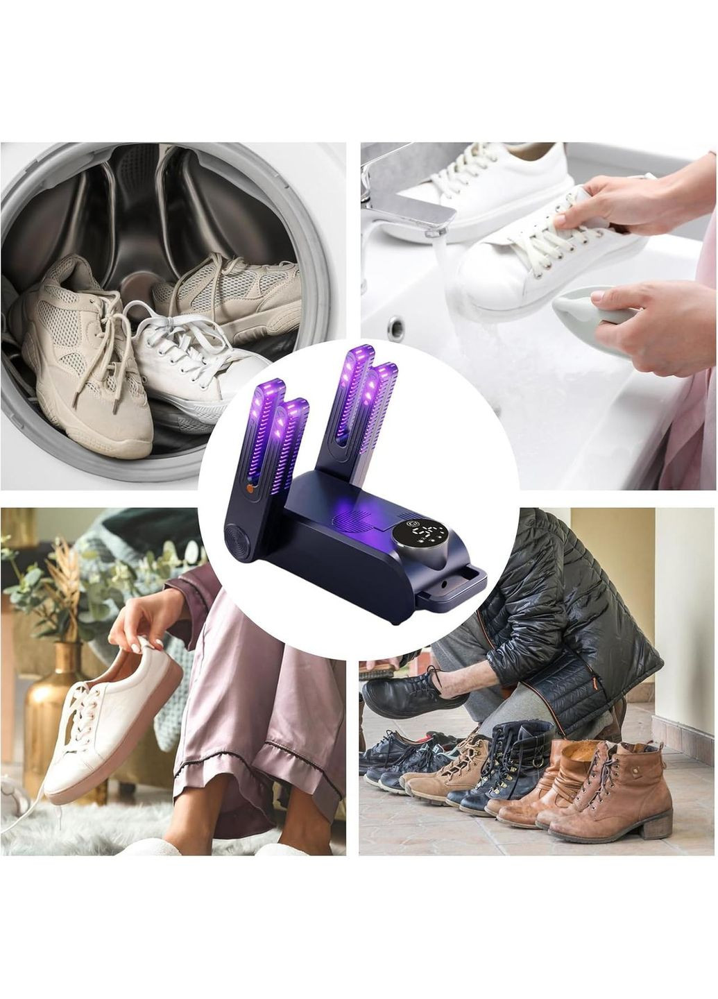 Электрическая сушилка для обуви и аксессуаров, дезодорация и сушка для сапог, кроссовок, перчаток, носков China (366219462)