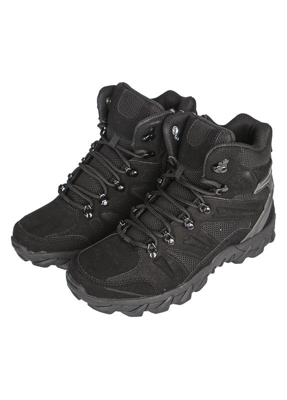 Ботинки тактические GZ702 Black р.43 высокие демисезонные для спецслужб и военных Lesko (342118474)