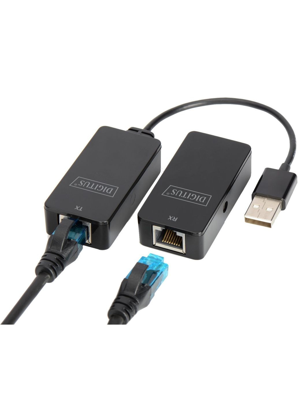 Удлинитель USB 2.0 UTP Cat5, 50m Digitus (315602680)