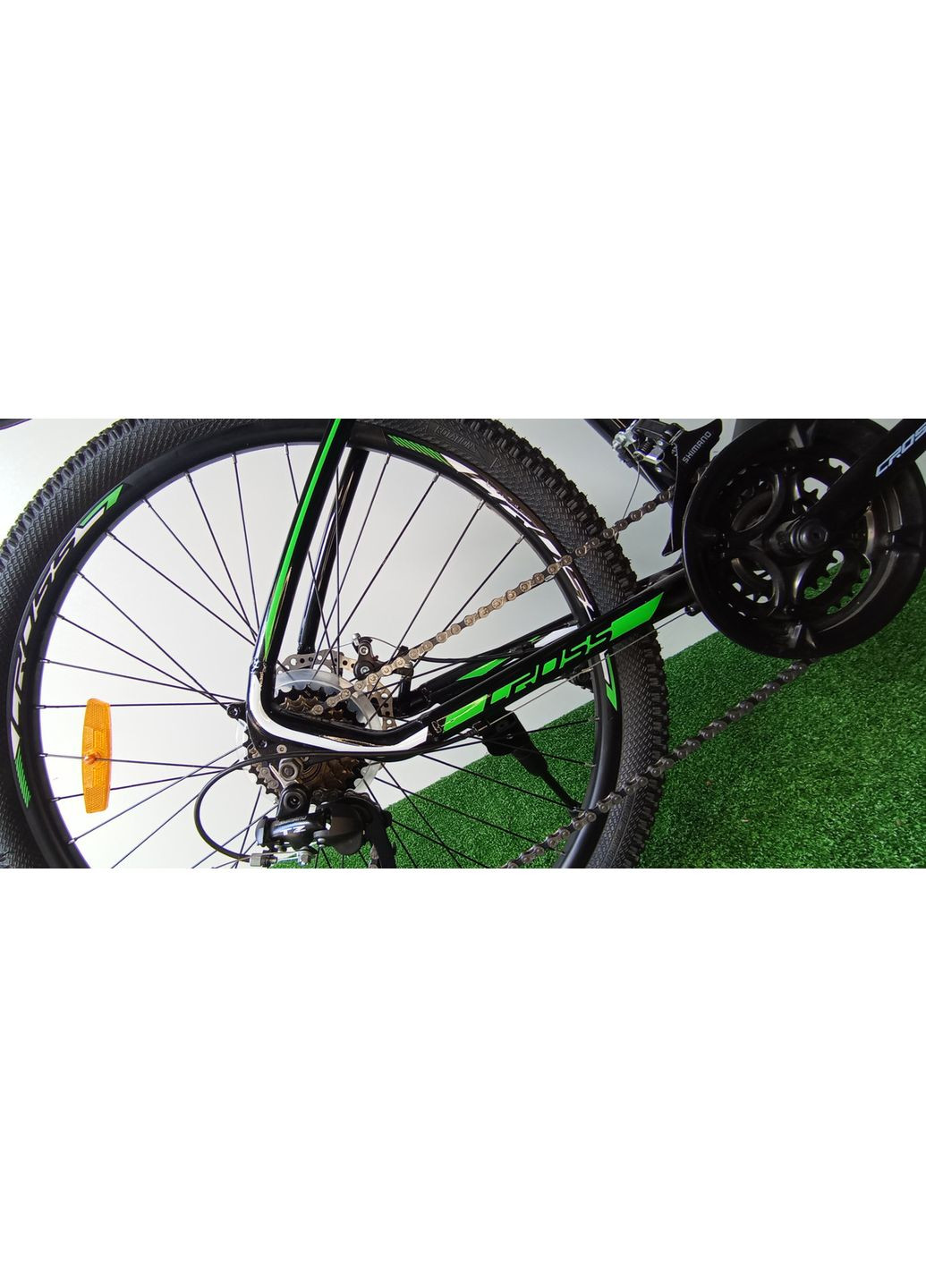 Велосипед CrossBike Tracker 26" рама 15" алюминий черно Cross (372113783)