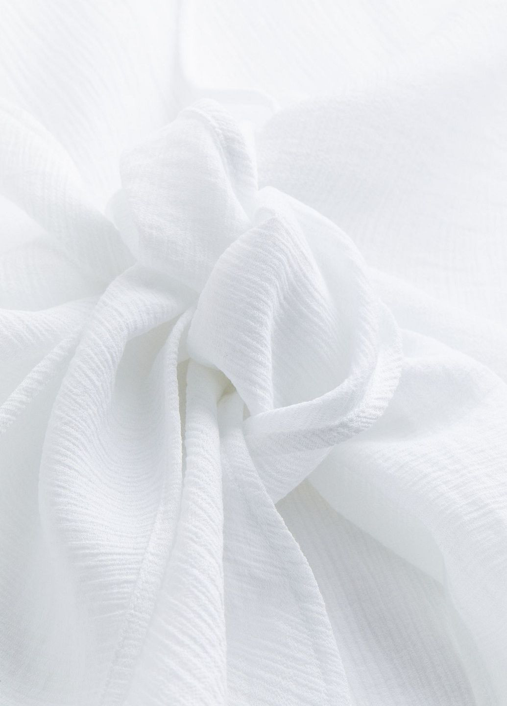 Белое пляжное платье H&M с цветочным принтом