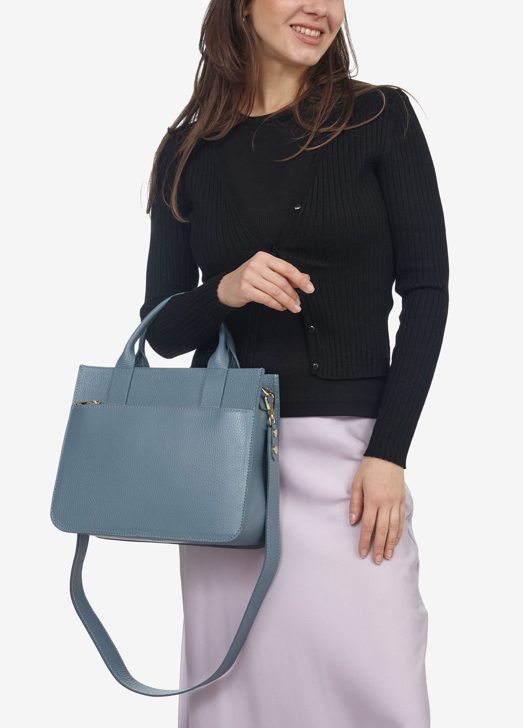 Сумка женская кожаная тоут средняя Tote Regina Notte (288189227)