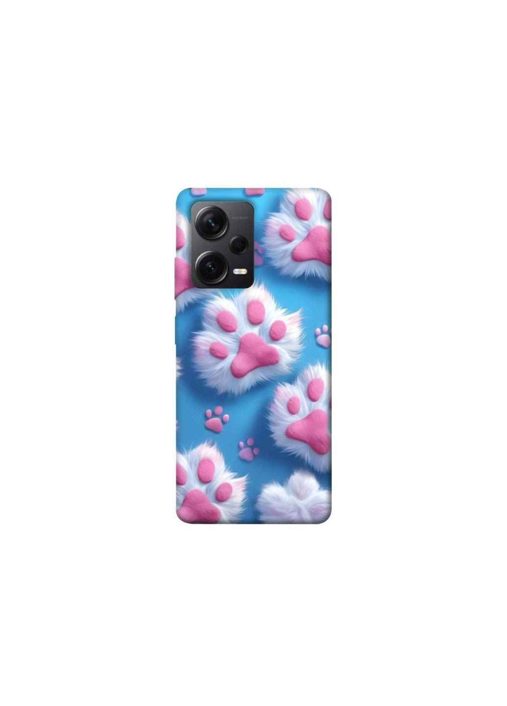 Чохол на Xiaomi Redmi Note 12 Pro 5G Cat paw Frontalka (355315928)