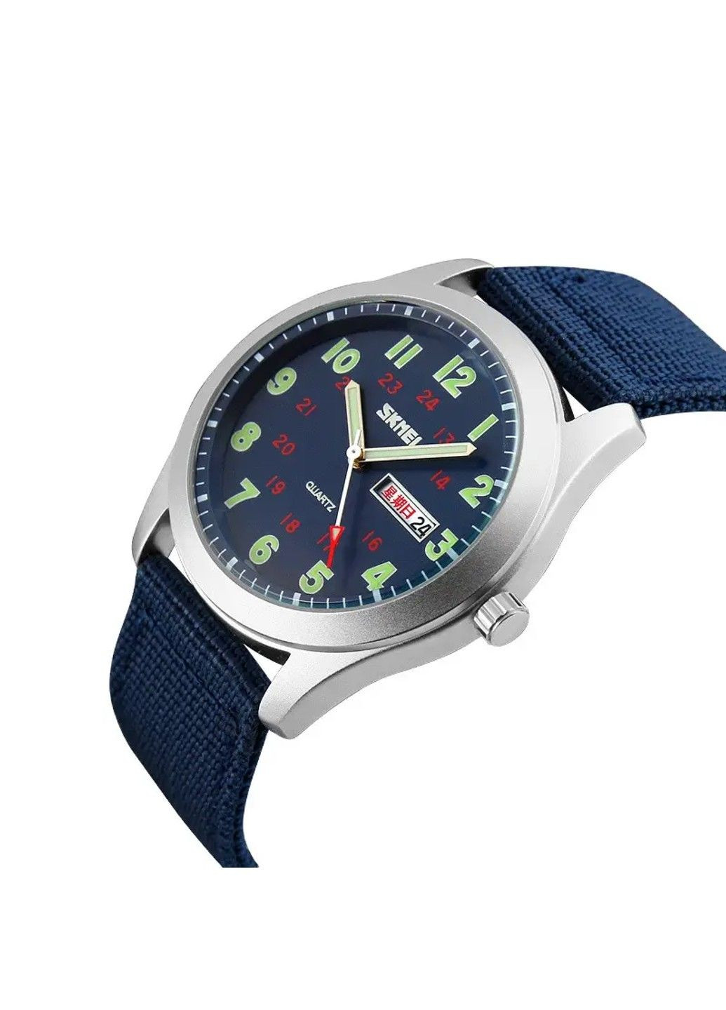 Чоловічий наручний класичний годинник 9112 (Синій) Skmei (314483351)
