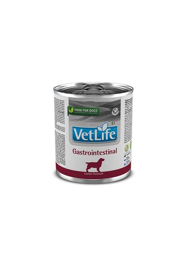 Вологий лікувальний корм для собак Vet Life Gastrointestinal діє у разі захворювання шлунковокишкового тракту 300 г Farmina (279571134)