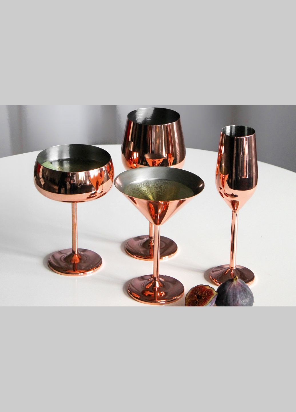Бокал для шампанского 200 мл розовое золото из нержавеющей стали REMY-DECOR (293152557)