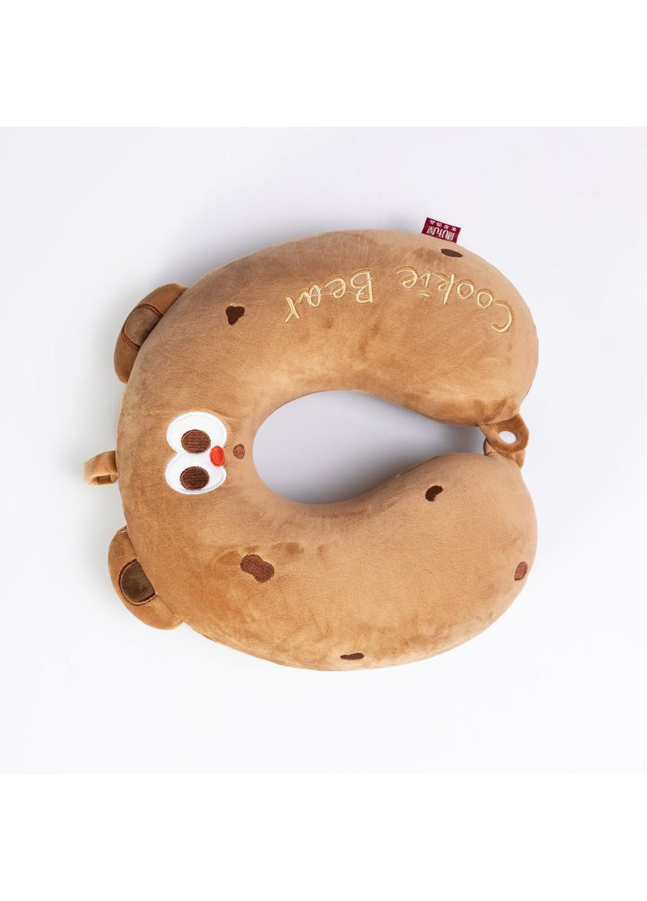 Подушка для шеи Cookie Bear U-образная, коричневая HP-56-1BR No Brand (369478152)
