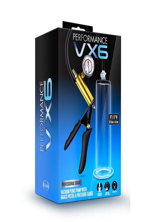 Вакуумна помпа VX6 VACUUM PENIS Pump CLEAR Blush (303892604)