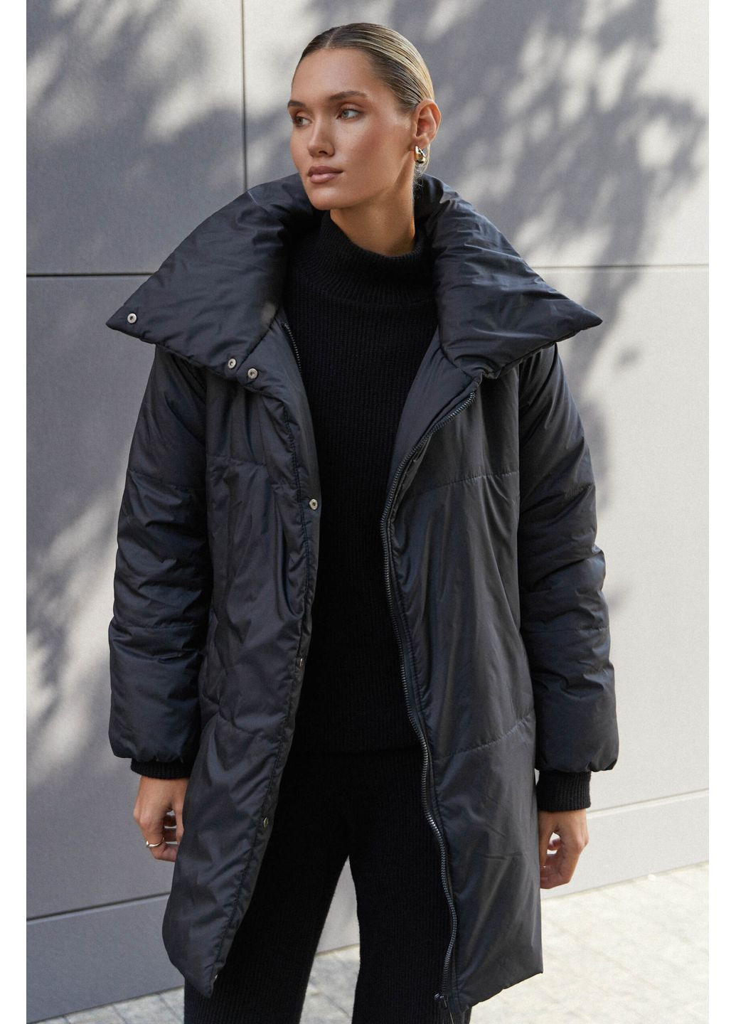 Черная зимняя куртка 2213.6130 Seventeen