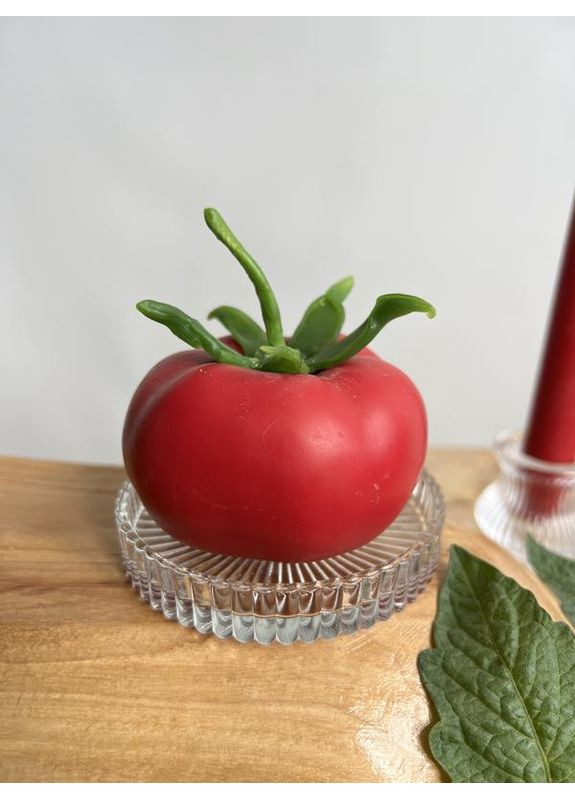 Свеча «помидор» из пчелиного воска 165 г, ручная работа Hand Made (361977198)