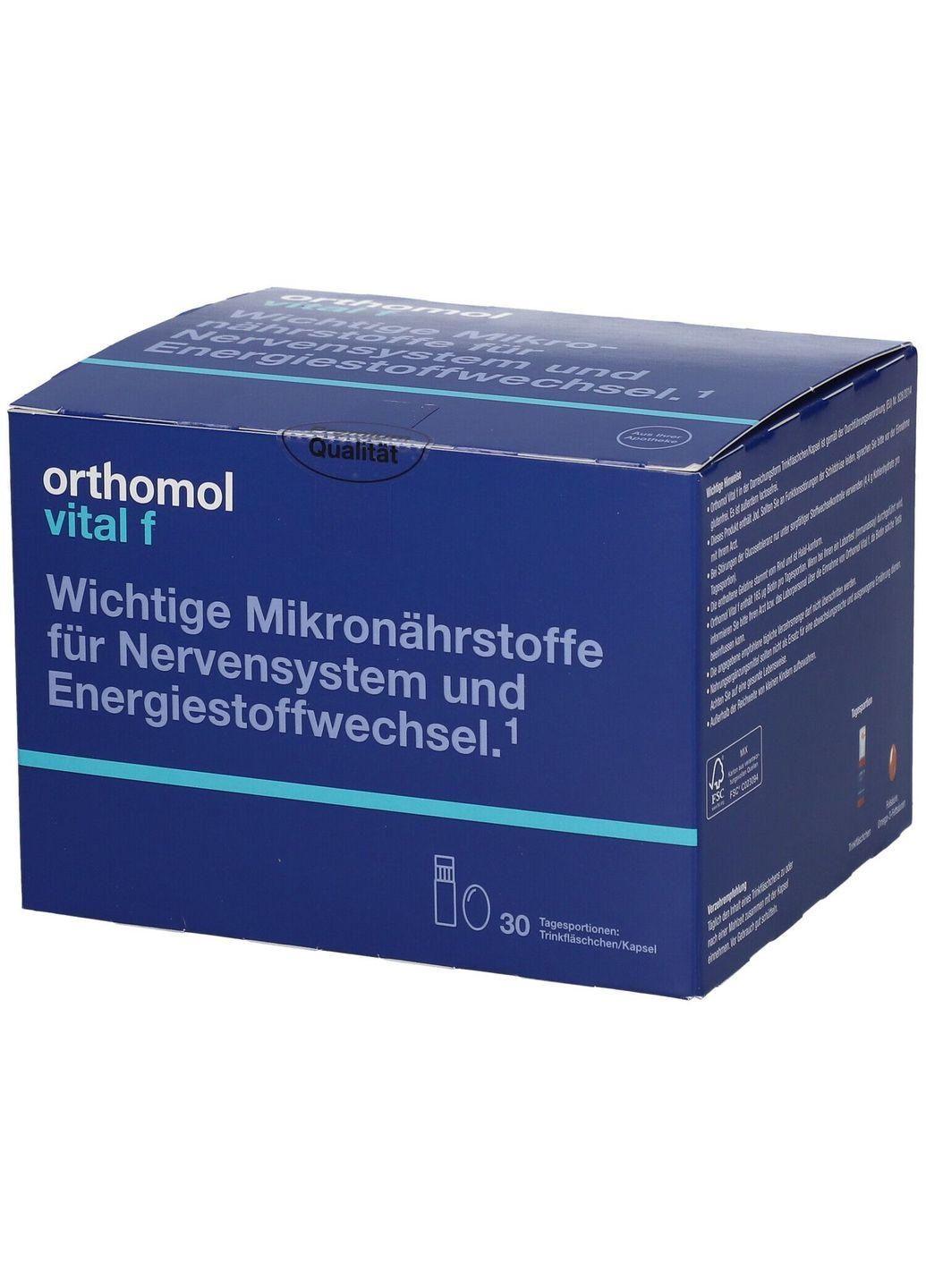 Вітаміни для жінок Vital F (питна суспензія та капсули) курс на 30 днів Orthomol (280265858)