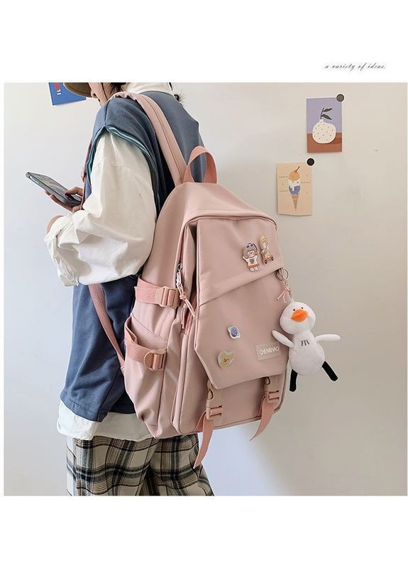 Женский рюкзак, школьный рюкзак 1338 Pink No Brand (362475043)